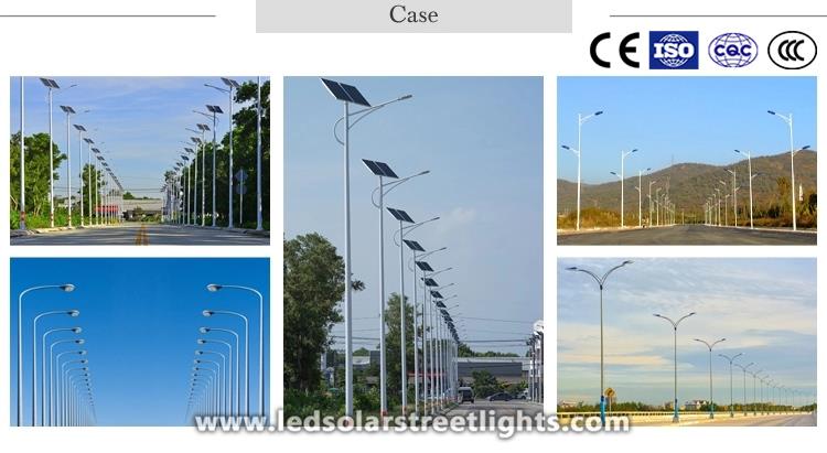 applied of led street light pole